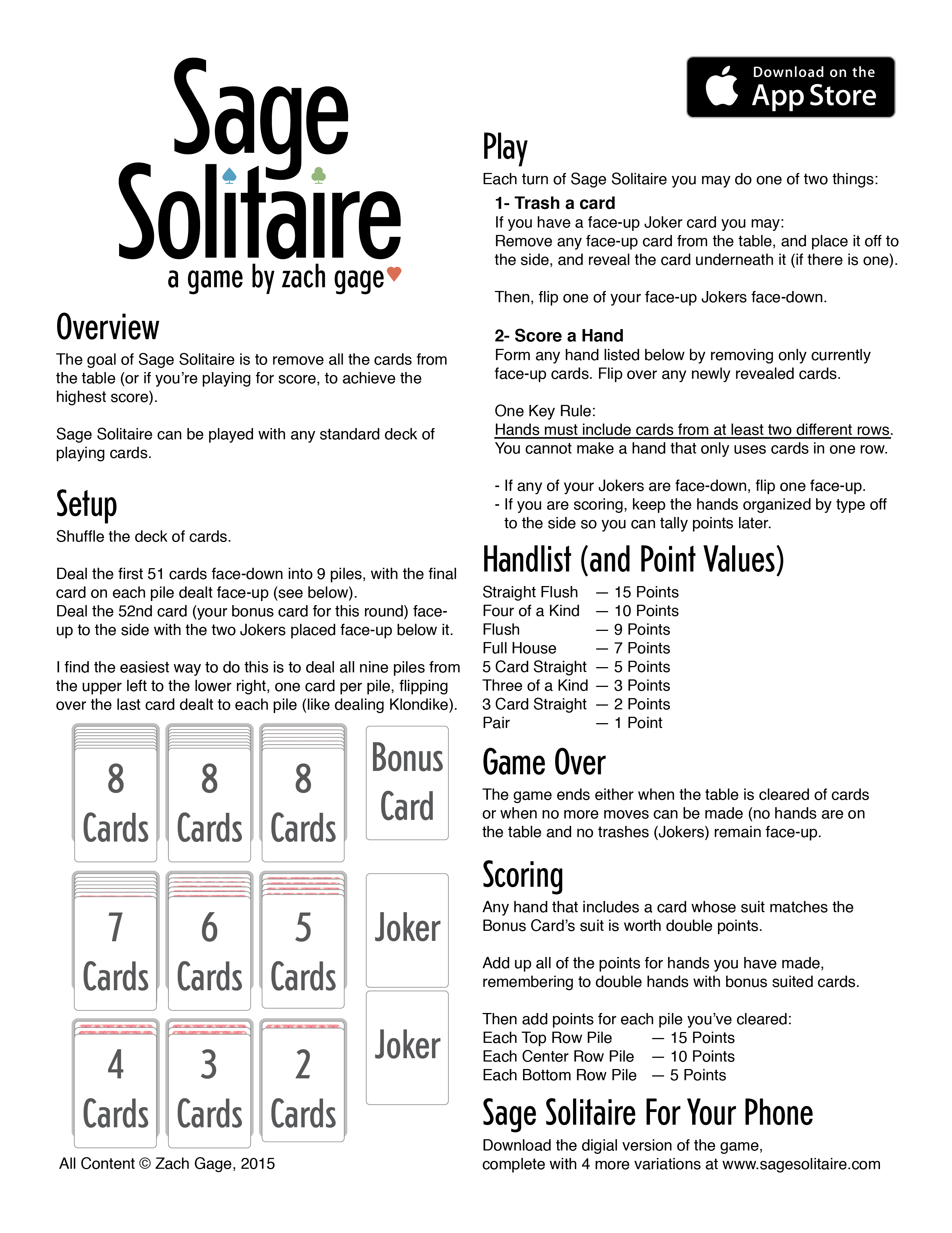 The rules: how to play Solitaire